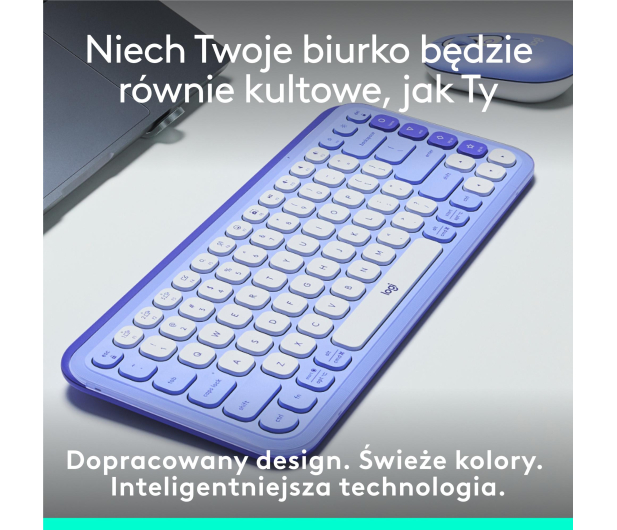 LOGITECH POP ICON Keys lilac 920-013074 - 1276196 - zdjęcie 7